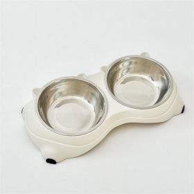 Macaron Stainless Steel Bowl (Option: White)